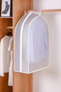 Clothes Storage Bag PEVA Transparent Dust Cover Fully Enclosed Garment Suit Clothes Cover Clothes Storage