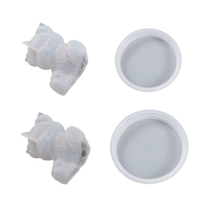 Teddy Cute Bear Shape Handmade Soap Mold Silicone Mold for Resin Mold Decorative Home Weeding