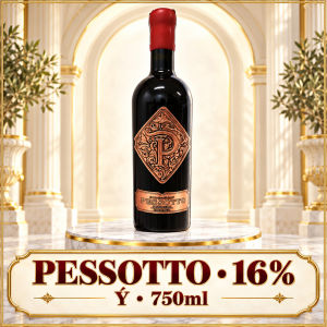Vang Đỏ Negroamaro Ý Pessotto - Hương Vị Pessotto - Loại Vang Đỏ - Xuất Xứ Ý - Giống Nho Negroamaro - Nồng Độ 16% VOL - Dung Tích 750ML - Quy Cách 6 Chai/Thùng - Mã Sản Phẩm 8033116407014