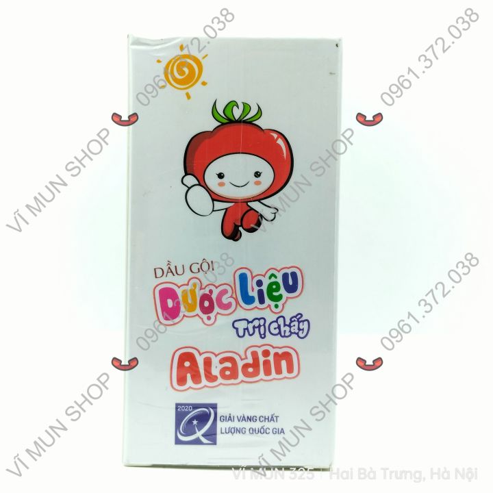 Dầu gội dược liệu ngừa chấy Aladin 30g