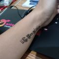 QC-813 TATO TEMPORER Tato Temporary TAHAN Anti Air / Temporary Tattoo Tulisan Thailand Arab / tatoo temporer / tatoo temporer pria / tatoo palsu / tatoo lengan / tatoo tangan / tato temporer / tato temporary - AH. 