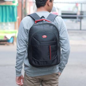 Tas Punggung Pria Backpack Hitam Sekolah Kuliah Casual Formal Tas Ransel Cowok Aesthetic Dinir Terbaru