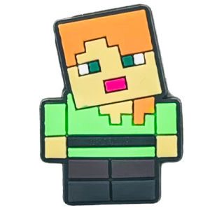 New Minecraft series clog shoe charms and accessories featuring pixel-style designs inspired by the game