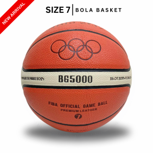 BOLA BASKET BG5000 OLYMPIC PARIS BASKETBALL SIZE 7 INDOOR OUTDOOR