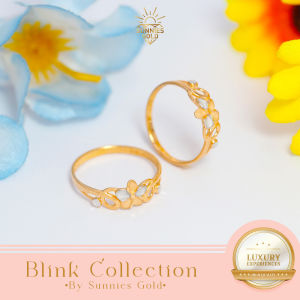 CINCIN EMAS CINCIN WANITA EMAS MUDA KADAR 300 DAN KADAR 375 CINCIN BUNGA SIMPEL BERKELAS TERBARU CK 219