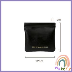 Makery【Ready in Stock】 Cosmetics Storage Bag Automatic Closure Portable Makeup Bag Multipurpose