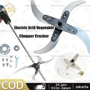 “With Pole” Mesin pencacah rumput & sayuran pakan ternak unggas & kambing Dinamo dan Stick Bor Giling COD