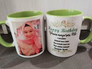 mug printing with photo sublimation mug color mug army green personalised gifts customised mug sublimation mug printing with photo cawan gambar sendiri