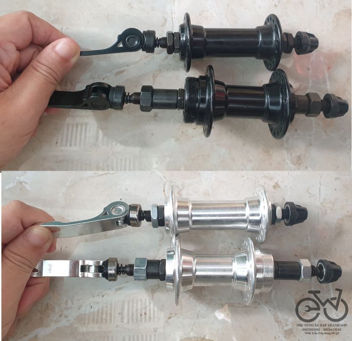 May ơ, Moayo, đùm nhôm bạc đạn xe đạp thể thao, líp vặn 32/36 lỗ