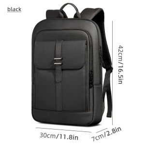 HK Slim Business Backpack Man Waterproof 15.6 Inch Laptop Bag Notebook Backpack Lightweight Computer Work Bag For College School