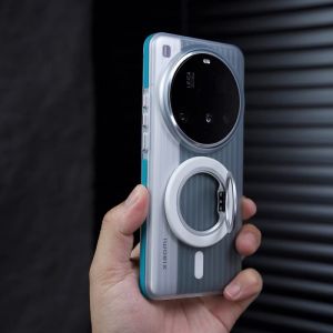 Case For Xiaomi 15 Ultra 14 13 Mi 14 5G  For  Matte Transparent Luggage Stripe Slim Hard Cover Shockproof Bumper