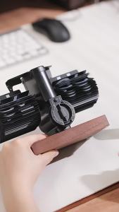Retro Automatic Flip Clock Mechanical Style Desktop Table Ornament