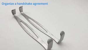 Stainless Steel Tissue hook Skin Retractor Autoclaveable Veterinary Orthopedics Instruments 2pcs pet