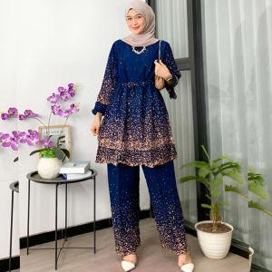 SETELAN BIG SALE ! NIRA LONG TUNIK SET ONE SET CRINGKEL AIRFLOW JOMBO 2024