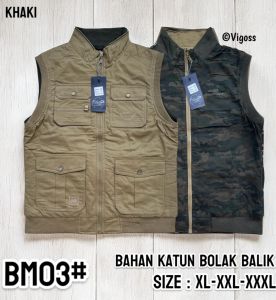 Vest Import Tactical Outdoor Untuk Motoran l Rompi Casual Touring Pria Jaket Bomber Import Casual Pria l Jacket Kasual Clasic Pria Bolak Balik