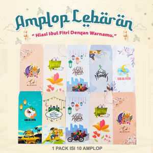 MR Amplop Idul FItri Motif Amplop Lebaran Panjang Premium Tebal Angpao Lebaran Amplop Uang THR Lebaran Amplop Lebaran Bergambar Amplop Lebaran Unik Amplop Lucu - Motif Acak