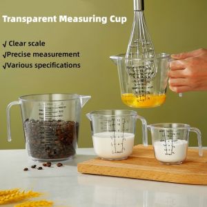 300/1000 Ml Measuring Cups Baking Transparent Household with Scale Cups Beakers for Kitchen Utensils