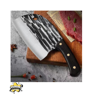 LUXURIANT Fish Head Knife Kitchen Knife Traditional Handmade Chopper Cooking Knives Kitchen Tools