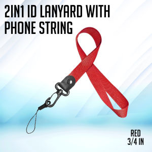 PaperCorner Ph - 2in1 Dual-Purpose 3/4inch Lanyard ID lace with Plastic Hook ID Lanyard (1pcs/5pcs)