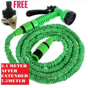 High Pressure Water Hose Pipe Spray Gun Gardening Water Pipe Connector Jet Gun Spray Nozzle Magic Telescopic Water Hose Paip Car Wash Water Expandable Flexible Water Pipe Spray Air Paip Cuci Kereta Cuci Lantai Air Paip Taman Siren Bunga Air Paip Kepala