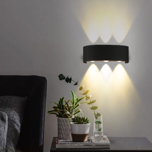 Aluminium Led Wall Lamp Wall Light Waterproof IP65 indoor/Outdoor Modern Simple For Garden Gate Yard Balcony Courtyard Bedroom Nordic Home Decor 220V