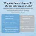 (1mm)Cofoe 10pcs Interdental Brush Orthodontic Floss Sticks for Brace Braces With Case Toothpick Brushes Oral Hygiene Dental Cleaner L type Head Flossing Tooth Seam Care Cleaning Toothbrush Cusp Teeth Clean Decay Gum Disease. 
