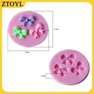 ZTOYL  New DIY 3D bánh trang trí Bowknot hình fondant đường bánh Silicone khuôn nghệ thuật công cụ