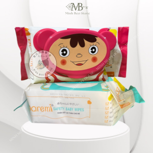 Lẻ bịch Khăn ướt không mùi Doremi 100 tờ size lớn 15x20cm