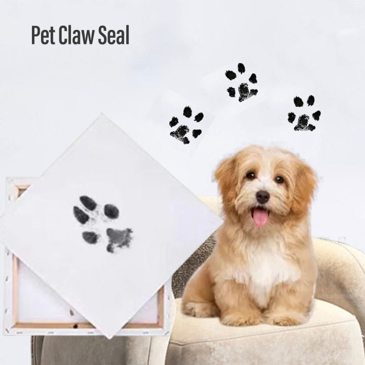 Inkless Pet Paw Print Kit Cat Footprint Keepsake Clean Touch Newborn ...