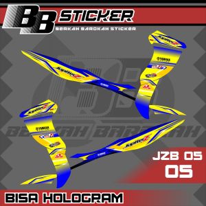 STICKER PREMIUM BISA HOLOGRAM Striping Jupiter Z Burhan Sticker Striping Jzb 5