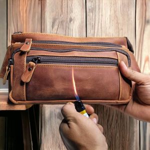WAISTBAG KULIT CRAZY HORSE | SIMPEL & PRAKTIS UNTUK PRIA