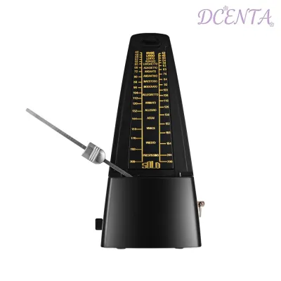 DCENTA มาตรฐาน Universal Mechanical Metronome วัสดุ ABS สำหรับกีตาร์ไวโอลินเปียโนเบสกลองเครื่องดนตรีเครื่องมือสำหรับผู้เริ่มต้น