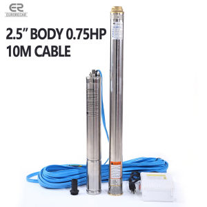 2.5 Inch Deep Well Impeller Pump Stainless Steel Submersible Pump 220v 60hz Single Phase High Head Multi-Purpose