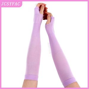 JCSYFAC  Ice Silk Sleeve Sunscreen Cuff Arm Uv Sun Protect AntiSlip Summer Outdoor Riding