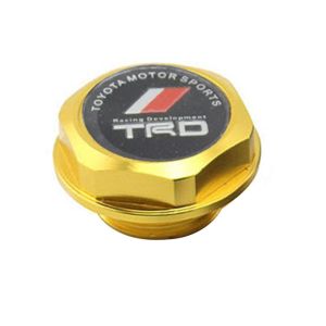 TRD Penutup Oli Mesin Tutup Oil Cap Toyota Aluminum Tutup Oli Mesin Mobil