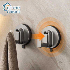 Suction Cup Hook Vacuum Wall Hook No Drill Removable Reusable Strong Hold Towel Kitchen Bathroom Door