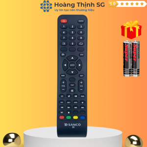Remote điều khiển tivi SANCOH điều khiển TV SANCOH dòng LED/LCD - Tặng kèm pin - Hoàng Thịnh SG