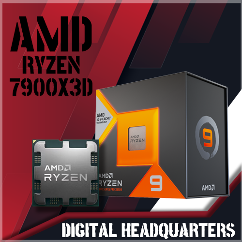 AMD Ryzen 9 7900 7900X 7900X3D 12Cores 24Threads AM5 Zen4 PCIe5.0 CPU ...