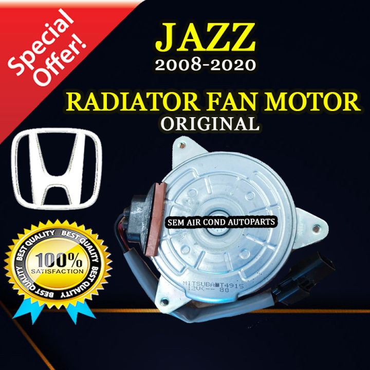 HONDA JAZZ 20082020 YEAR ORIGINAL MITSUBA RADIATOR FAN MOTOR (CAR