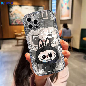 XInGHAi Casing hp Oppo A3X A60 A16 A38 A18 A17 A58 A78 A17K A15 A5S A77s A79 A31 A16S A52 A1K A95 A54 A57 A7 A12 A3S A16K A74 A53 A1K A11K A76 F9 Couple Lovely LABUBU SoftCase Pattern Cover