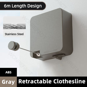 Thép không gỉ clothesline không treo xuống ngoài trời dây phơi quần áo có thể thu vào trong nhà treo tường clothesline