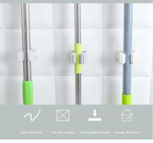 [Freeship MAX] Móc kẹp treo đồ đa năng dán tường treo chổi cây lau nhà đa năng