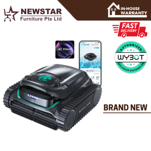 WYBOT M2 Vision Tech High-End Cordless Robotic Pool Cleaner AI Debris Detective App Control & Wide Coverage - 2 Years Warranty