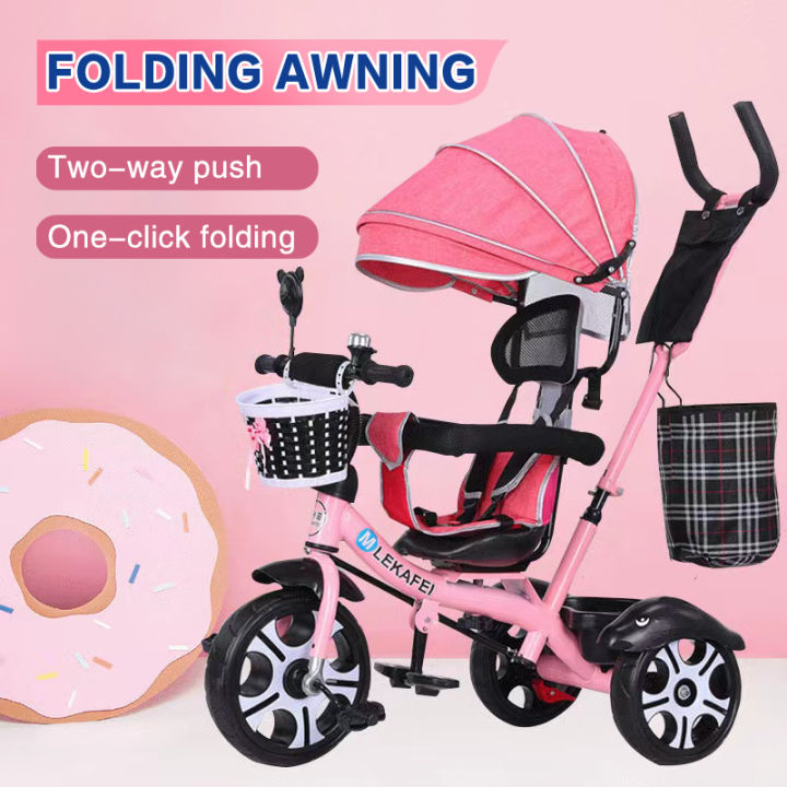 Leycus in Bike for Kids Baby Stroller Bicycle Three-wheeled
