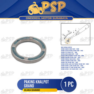 Paking Knalpot Grand - Packing Asbes Gasket Exh Pipe Kenalpot Knalpot Honda C 70 700 C800 Supercub