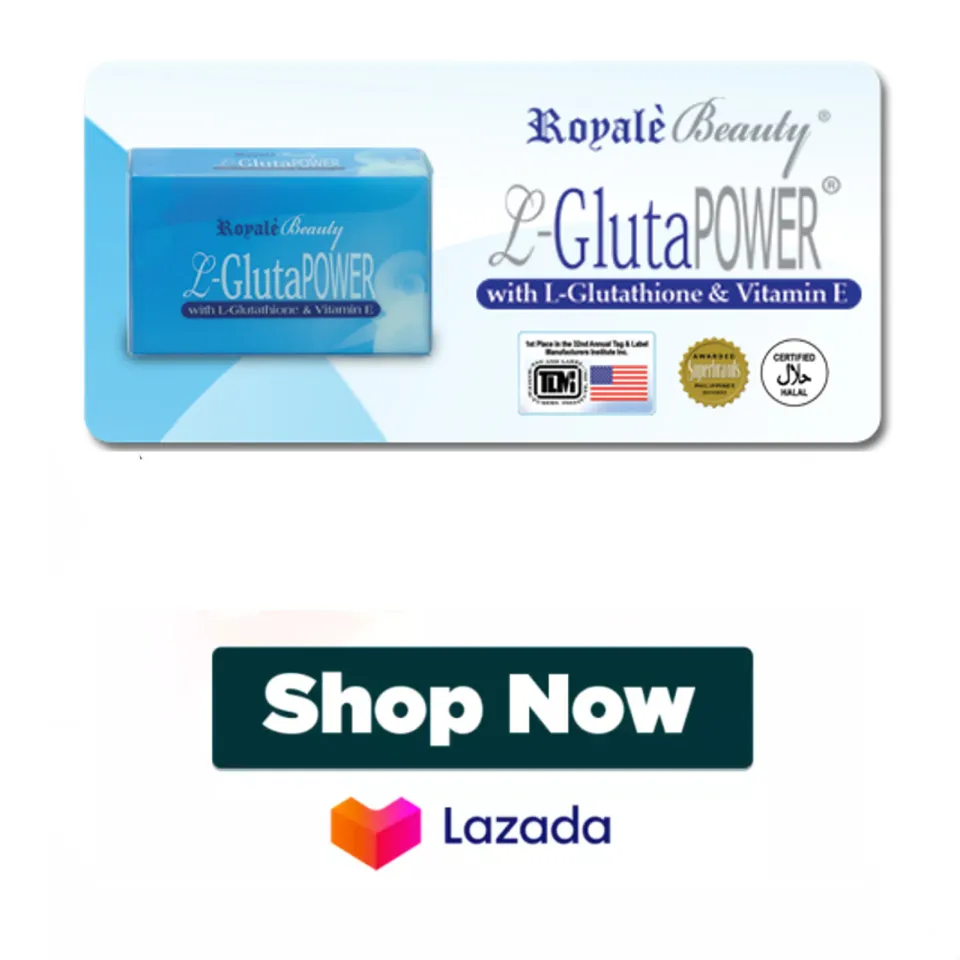 ROYALE BEAUTY L-GLUTA POWER WHITENING SOAP 130g (new packaging) Vitamin E  Moisturizing Soap Anti-Aging Skin Care Premium Skin Nourishment - Lazada