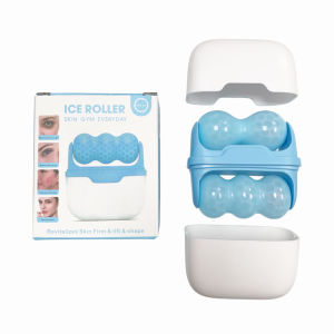 ICE ROLLER ลูกกลิ้งนวดหน้าสองหัว ลูกกลิ้งน้ำแข็งนวดหน้า สำหรับลดรอยแดง กระชับรูขุมขน