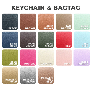 Leather Luggage Tag A Plain Souvenirs for Laser Engraved/Heat Stamped Design