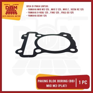 Paking Blok Boring Bawah MIO M3 125 PLAT (PSP) Gasket BB Packing AJS Block Seher Seker X Ride Xeon
