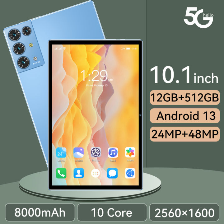 S30pro New smart tablet 10.1inch ultra-clear screen 12GB+512GB large ...